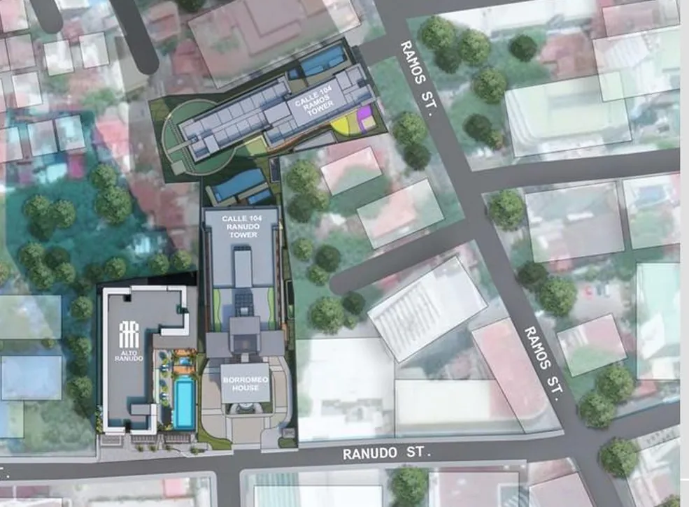 Aerial site view of Alto Ranudo on V. Ranudo Street